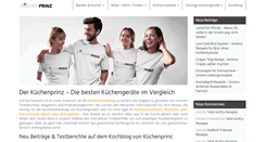 Desktop Screenshot of kuechenprinz.com